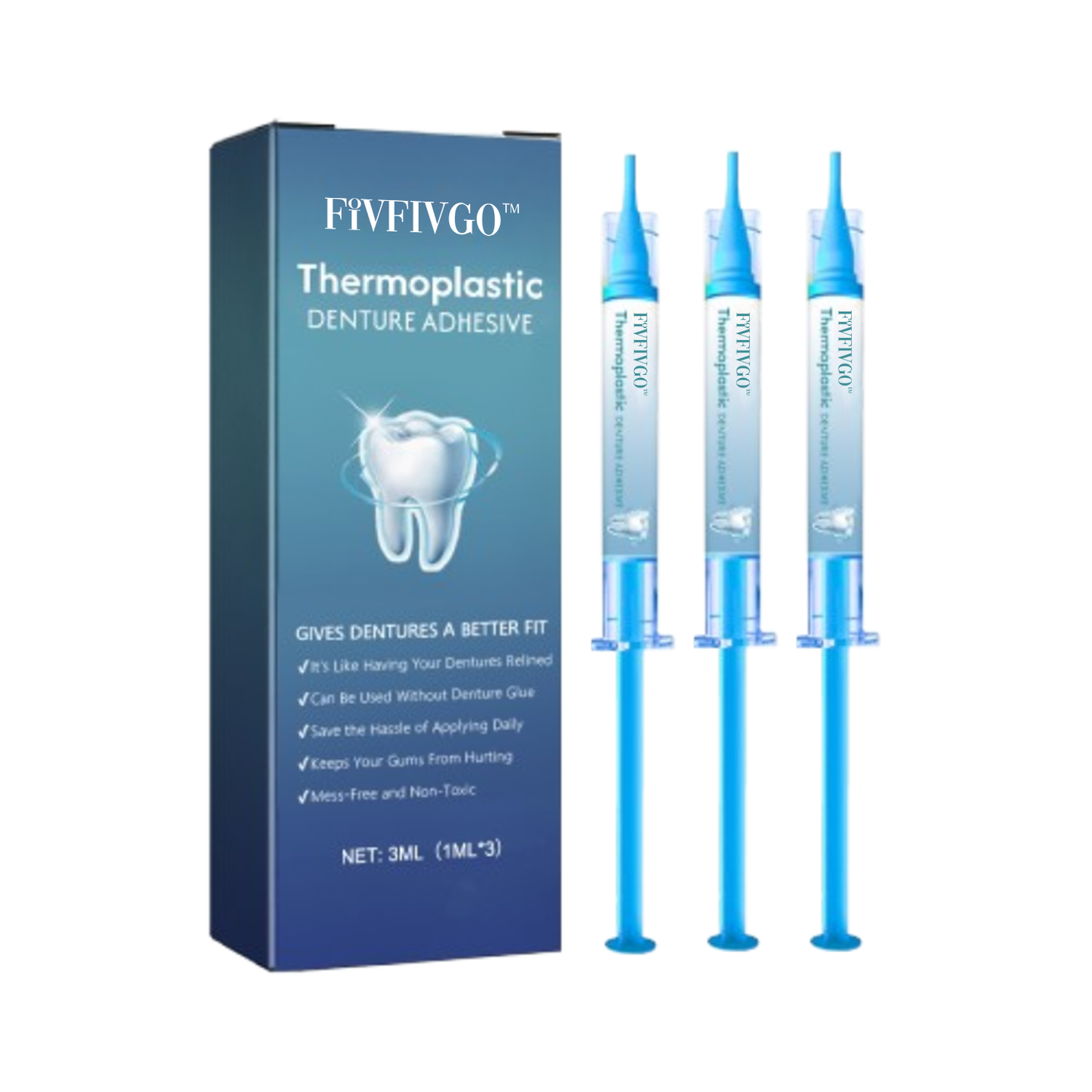 Fivfivgo™ Thermoplastic Denture Adhesive