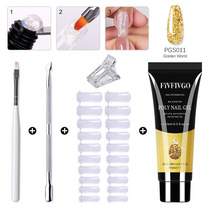 Fivfivgo™ Kit d'ongles Polygel
