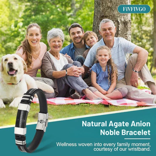 Fivfivgo™ Natürlicher Achat Anion Noble-Armband