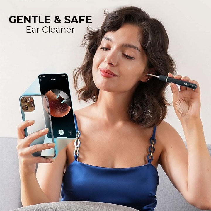 Fivfivgo™ EarWax Clean Pro Otoskop mit Wi-Fi sichtbarem Löffel zur Wachsentfernung