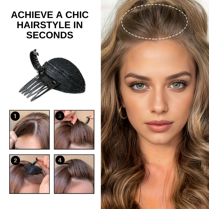 Fivfivgo™ HairUp Nahtlose Prinzessin Flauschiges Haar Pad-Clip