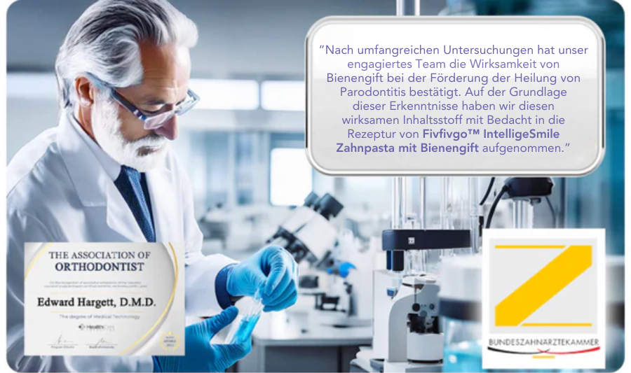Fivfivgo™ IntelligeSmile Zahnpasta mit Bienengift