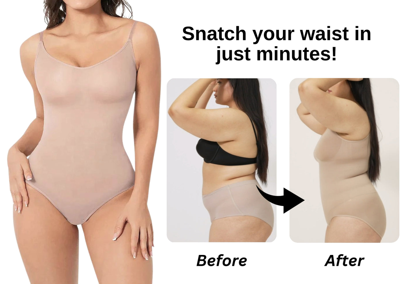 Fivfivgo™ Snatched Shapewear Bodysuit
