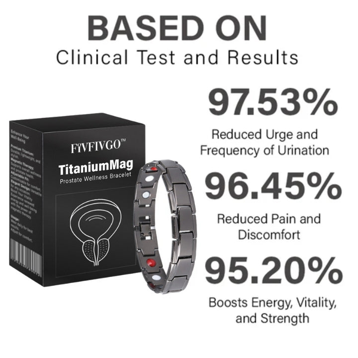 Fivfivgo™ TitaniumMag Prostate Wellness Bracelet