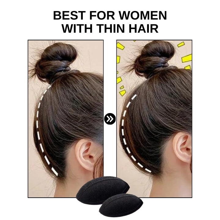 Fivfivgo™ HairUp Nahtlose Prinzessin Flauschiges Haar Pad-Clip