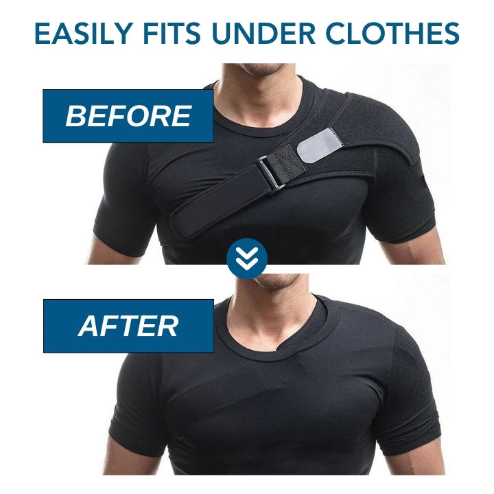 Fivfivgo™ ShoulderHeal Attelle de Compression Chauffante en Tourmaline