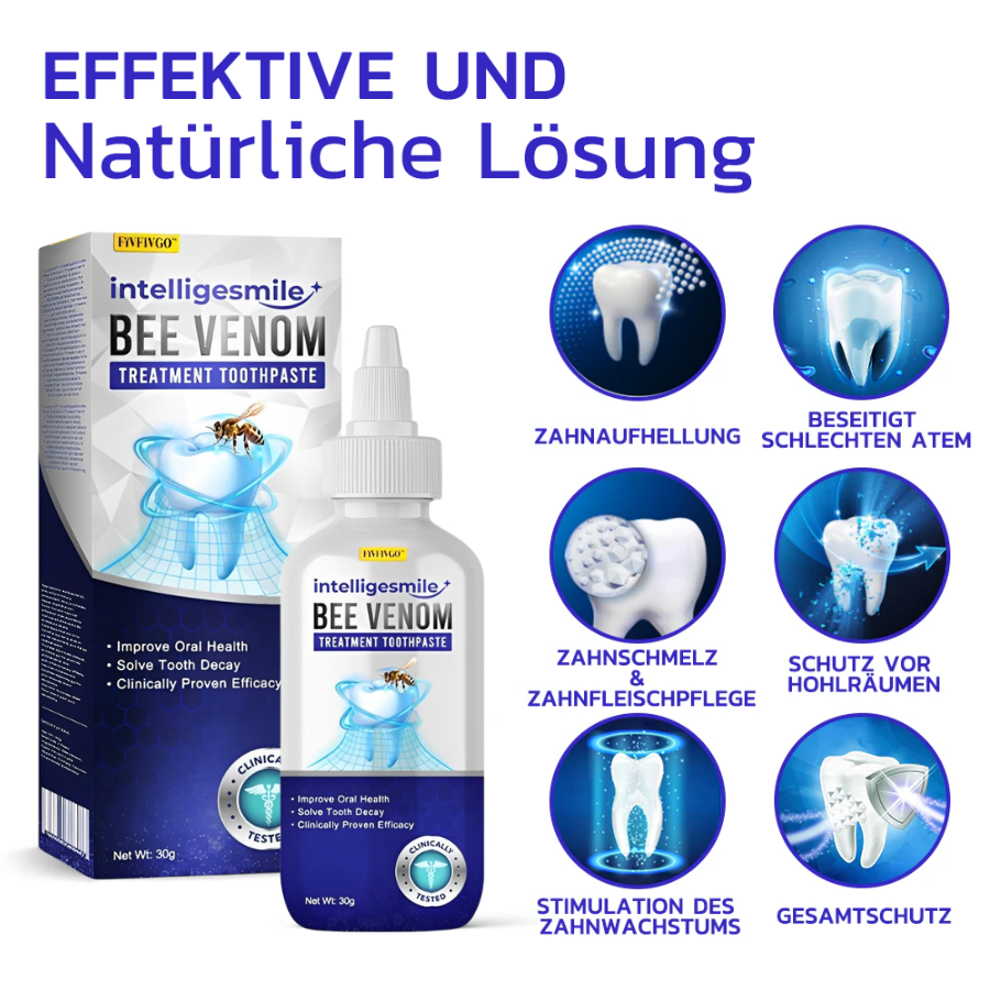 Fivfivgo™ IntelligeSmile Zahnpasta mit Bienengift