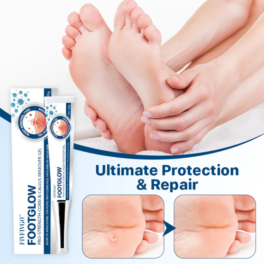Fivfivgo™ FootGlow Pro-Strength Corn & Callus Remover Gel