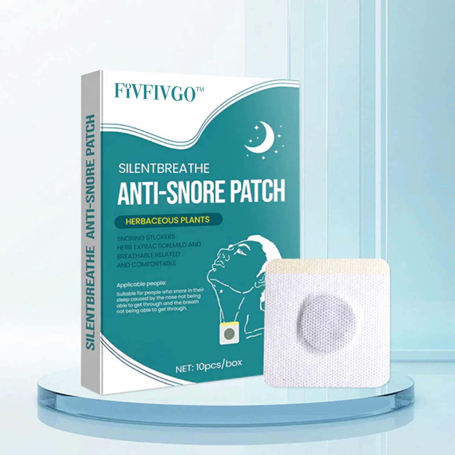 Fivfivgo™ SilentBreathe Anti-Schnarch-Pflaster