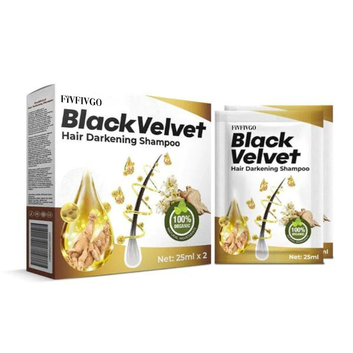Fivfivgo™ BlackVelvet Hair Darkening Shampoo