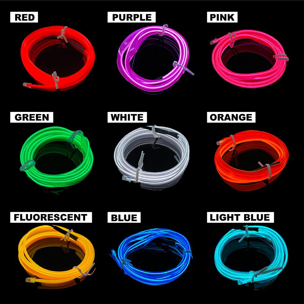 Flash-Install Neon Car Decor Stripe