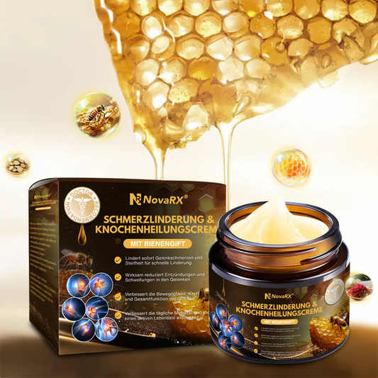 NovaRX® Schmerzlinderung & Knochenheilungscreme mit Bienengift