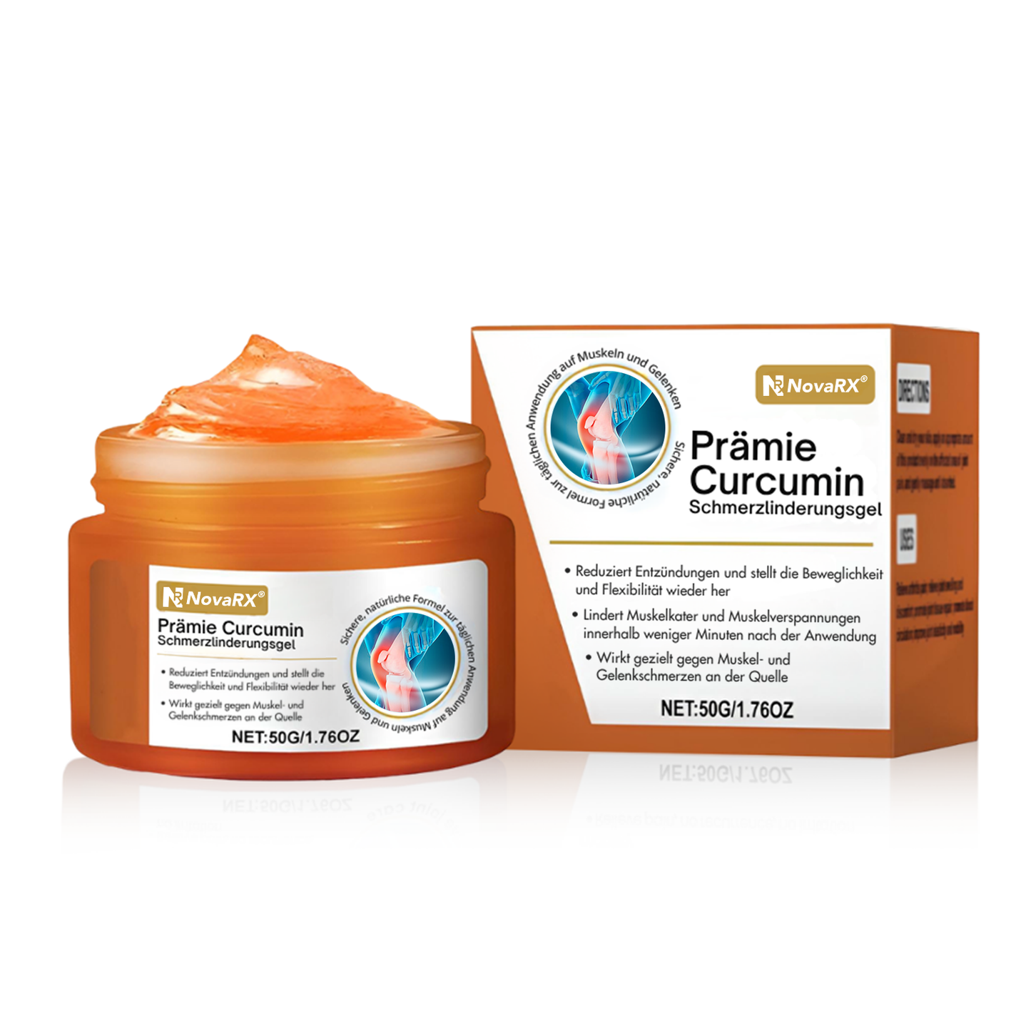 NovaRX® Prämie Curcumin Schmerzlinderungsgel
