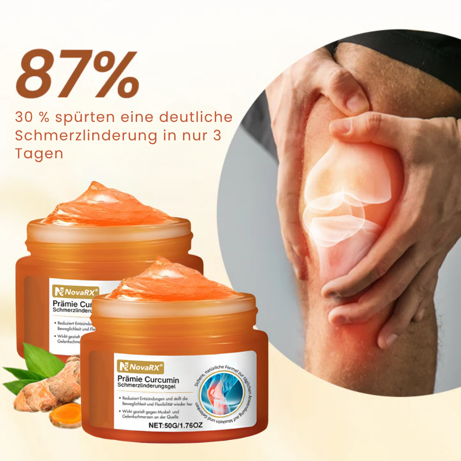 NovaRX® Prämie Curcumin Schmerzlinderungsgel