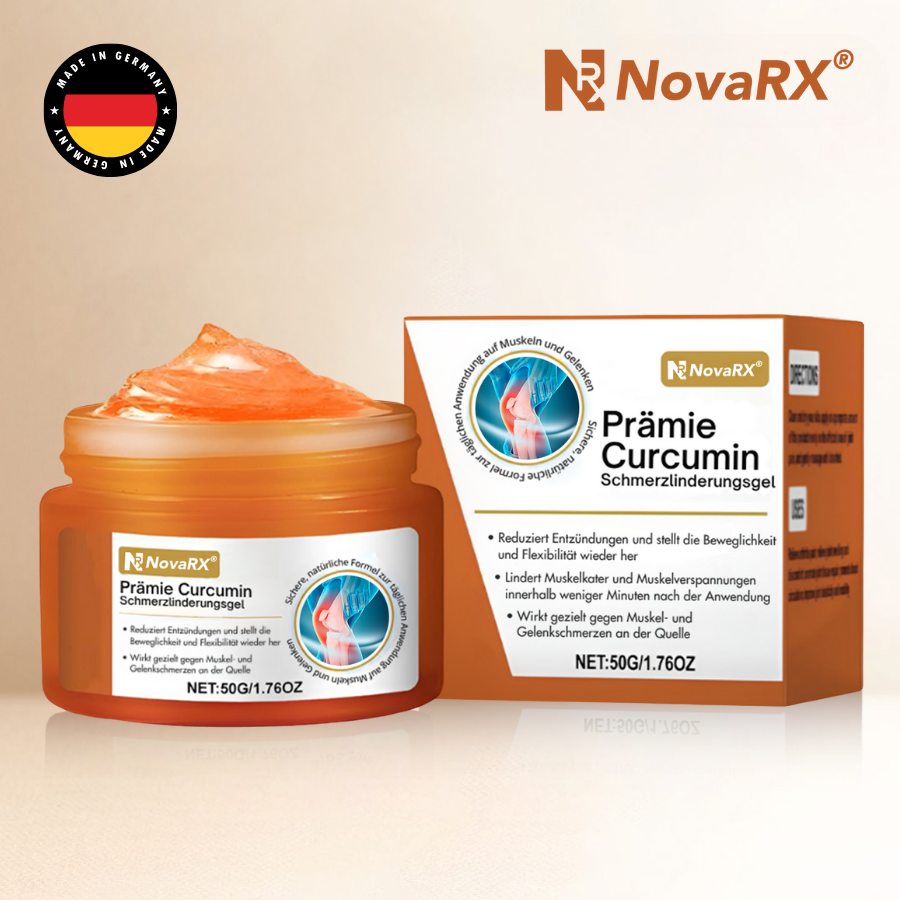 NovaRX® Prämie Curcumin Schmerzlinderungsgel
