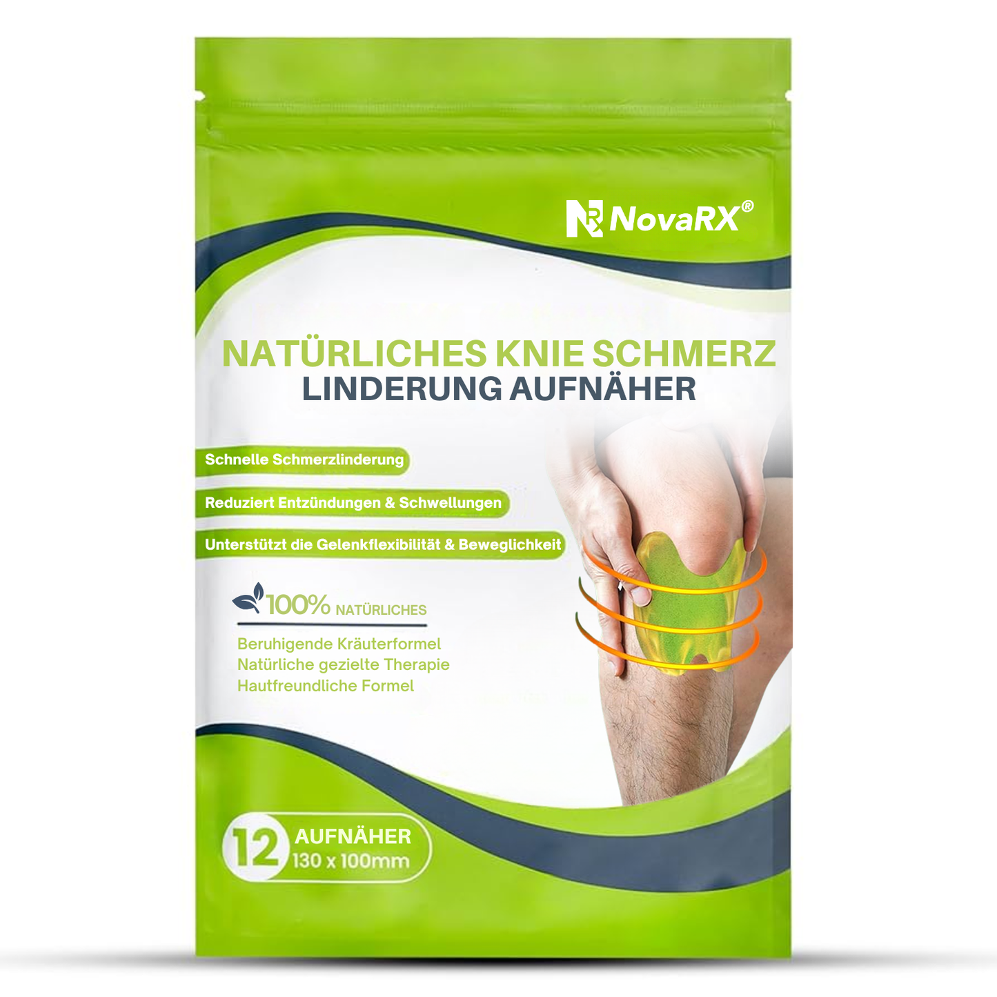 NovaRX® Natürliches Knie Schmerz Linderung Aufnäher