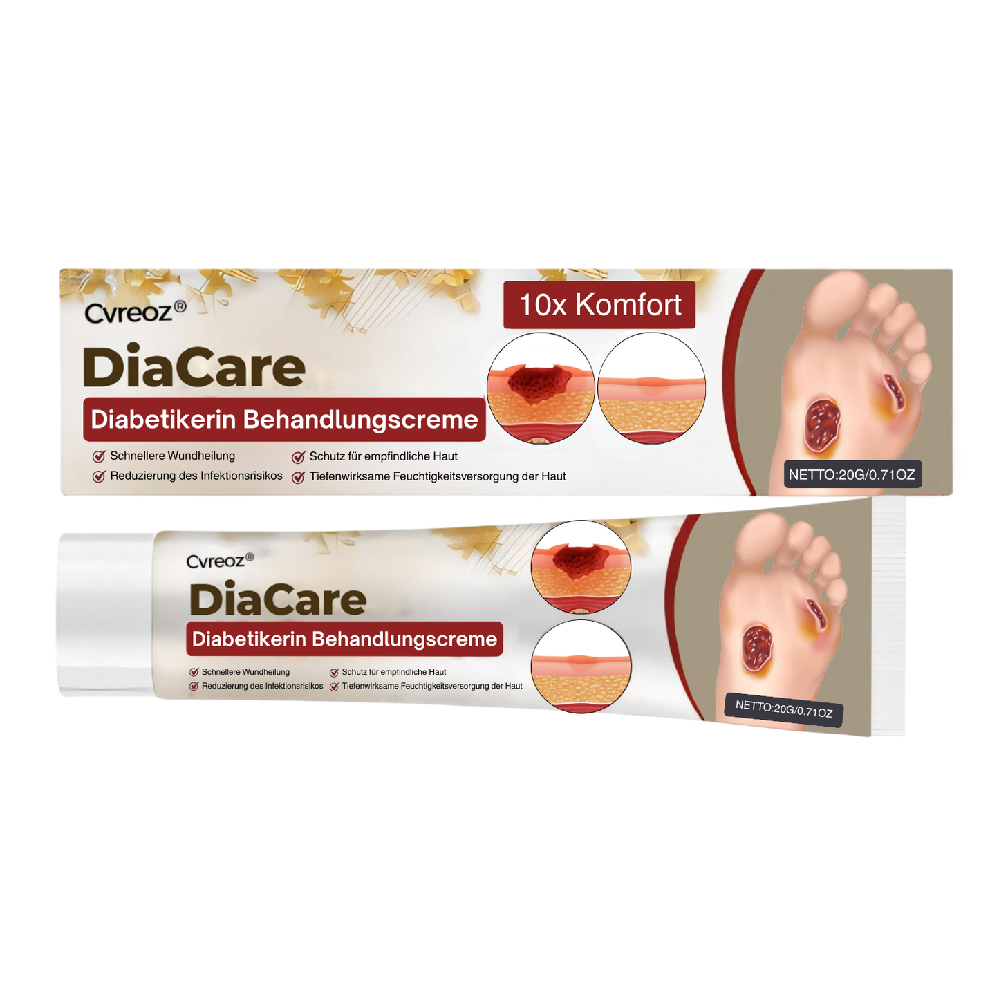 Cvreoz® DiaCare Diabetikerin Behandlungscreme