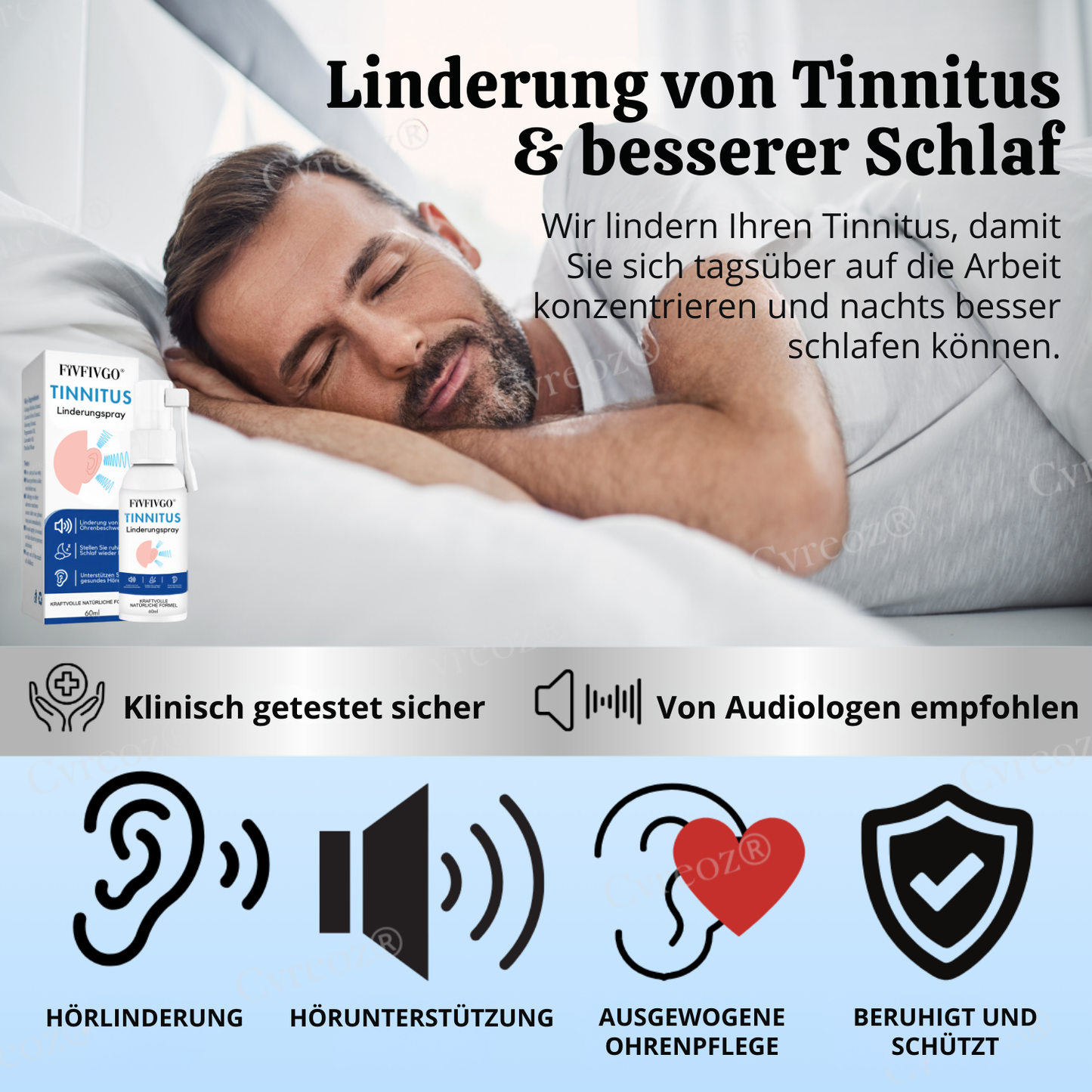 Fivfivgo® Tinnitus-Linderungsspray – Finden Sie Ihren Frieden!