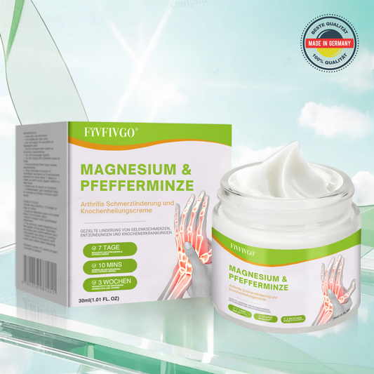 Fivfivgo® Magnesium & Pfefferminze Arthritis Schmerzlinderung und Knochenheilungscreme