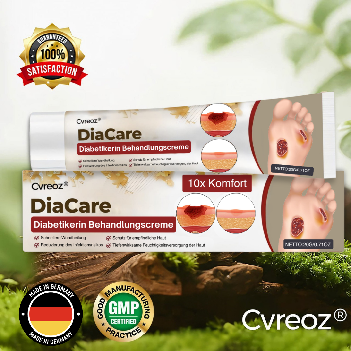 Cvreoz® DiaCare Diabetikerin Behandlungscreme