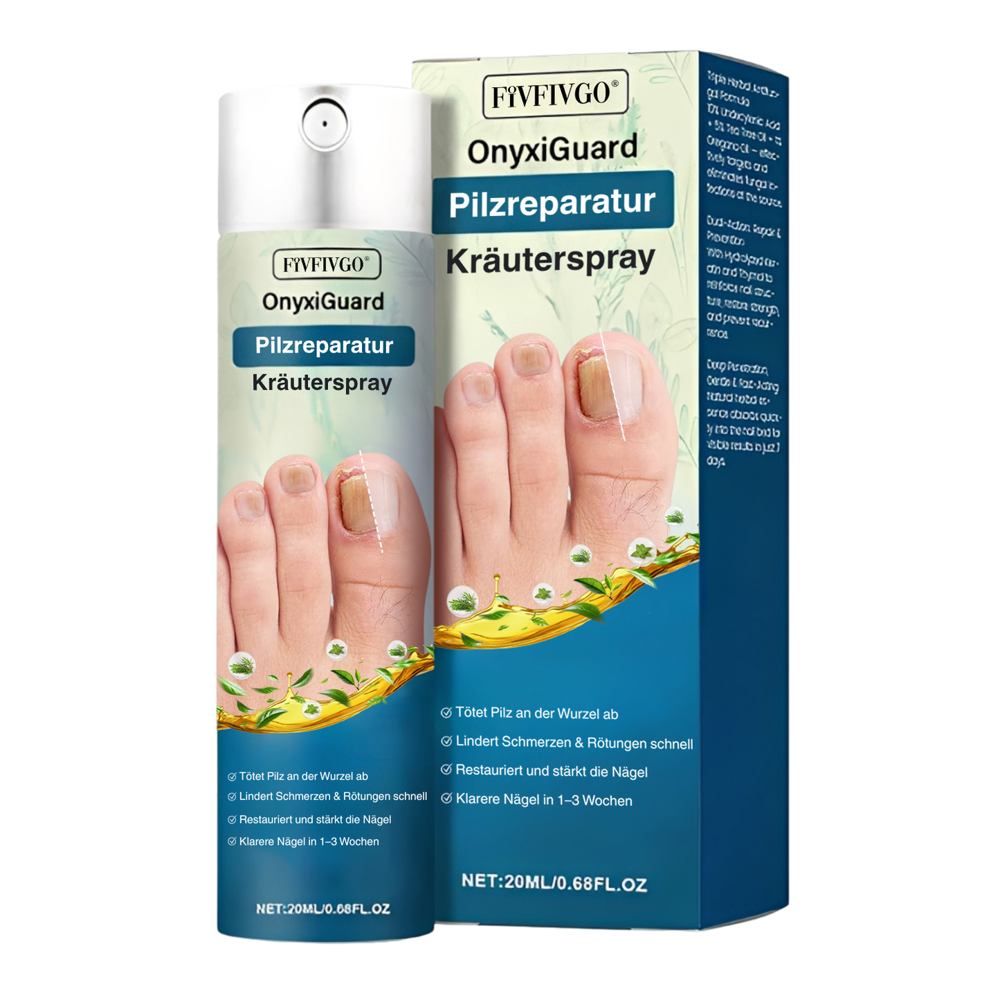 Fivfivgo® OnyxiGuard Pilzreparatur Kräuterspray
