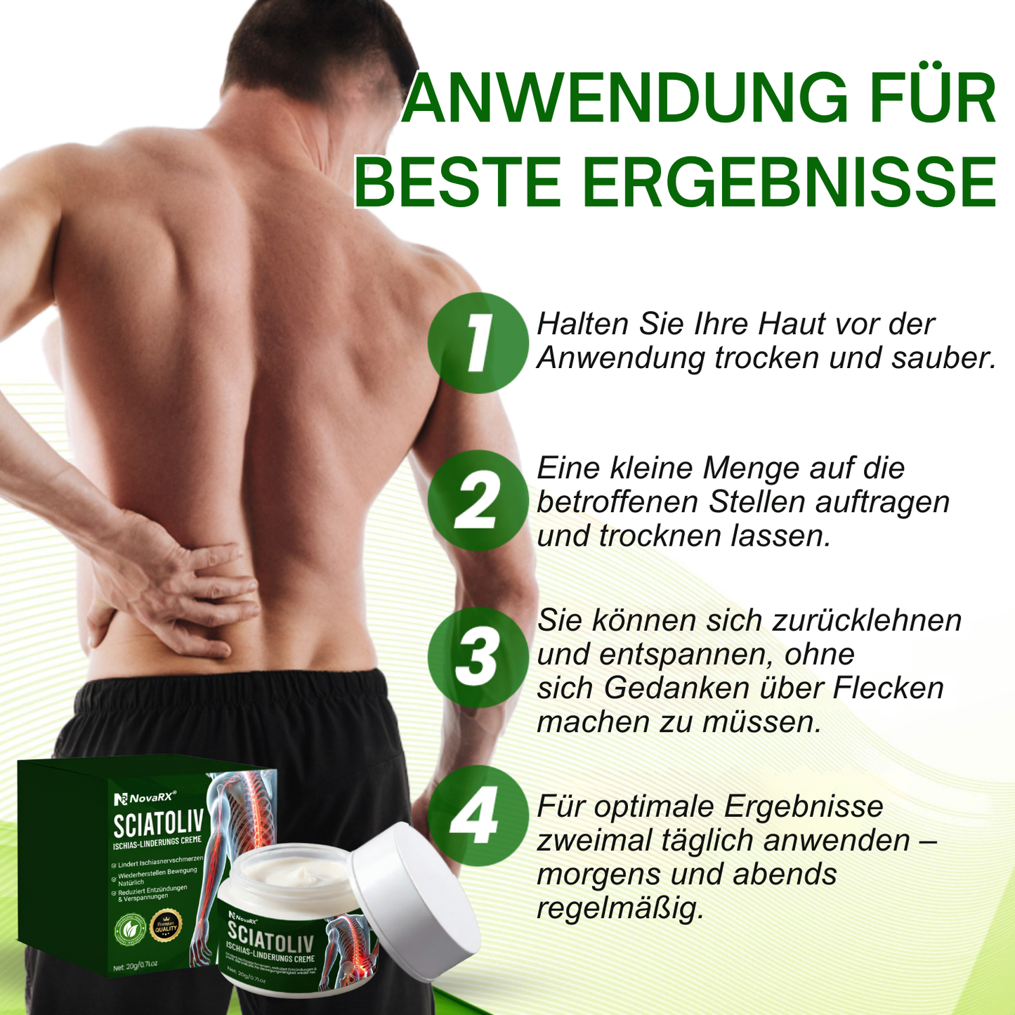 NovaRX® Sciatoliv Ischias-Linderungs Creme