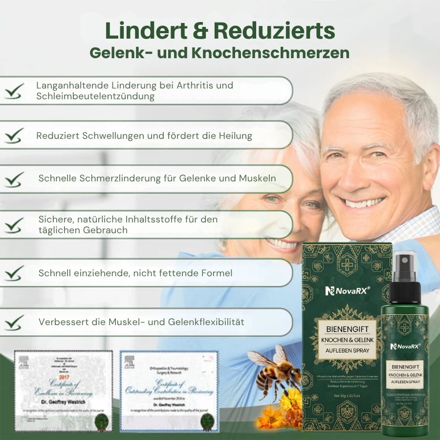 NovaRX® Bienengift-Knochen-und Gelenk-Aufleben Spray