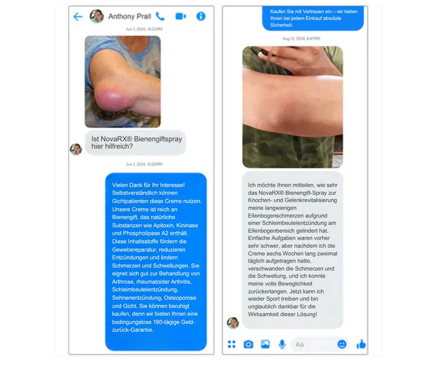 NovaRX® Bienengift-Knochen-und Gelenk-Aufleben Spray