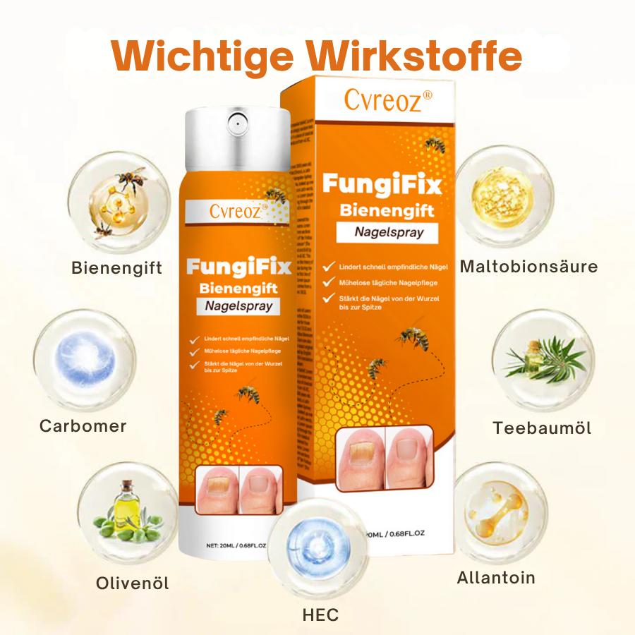 Cvreoz® FungiFix Bienengift-Nagelspray