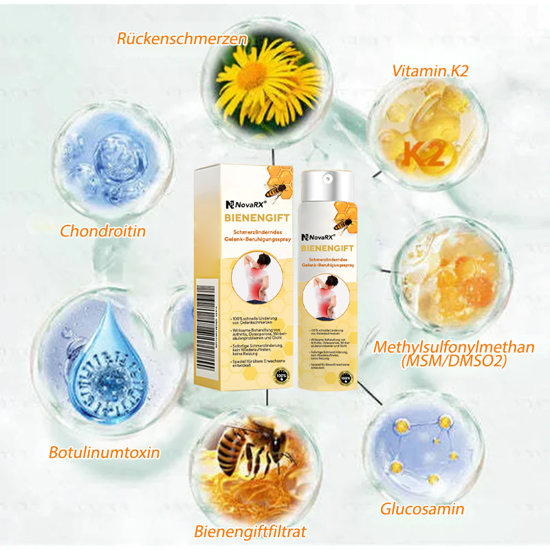 NovaRX® Bienengift SchmerzlinderndesGelenk-Beruhigungsspray
