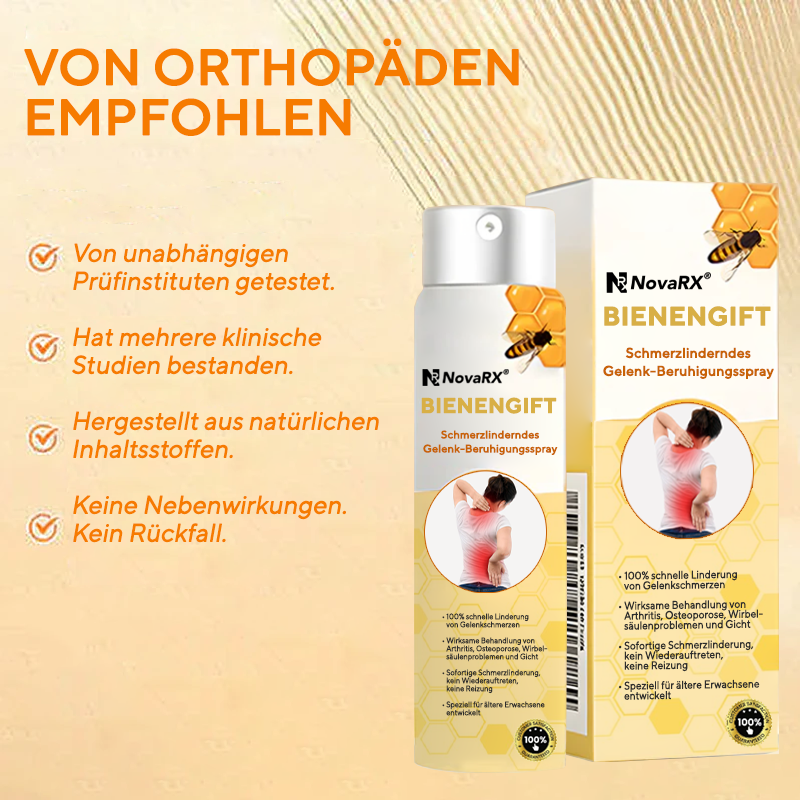 NovaRX® Bienengift SchmerzlinderndesGelenk-Beruhigungsspray