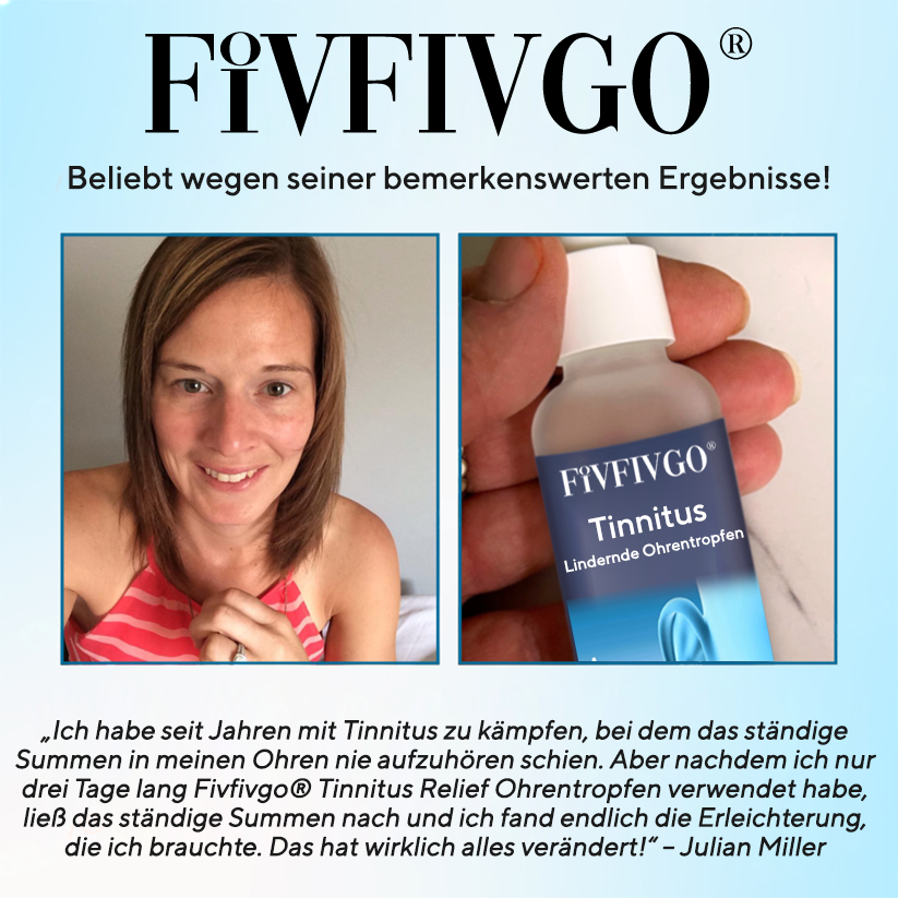 Fivfivgo® Tinnitus-Lindernde Ohrentropfen – weltweit bereits über 120.000 Flaschen verkauft