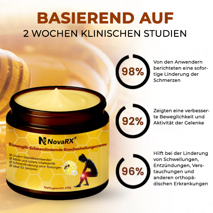 NovaRX® Bienengift-Schmerzlindernde Knochenheilungscreme
