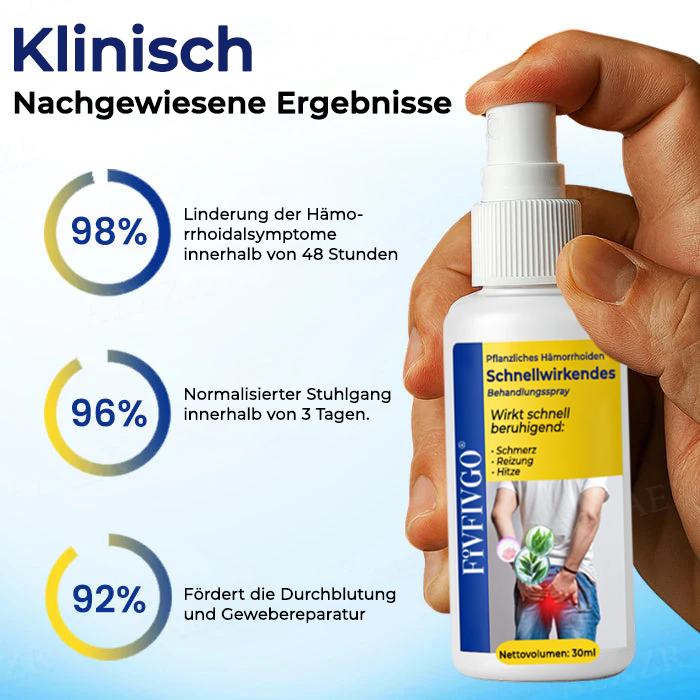 Fivfivgo® Pflanzliches Hämorrhoiden Schnellwirkendes Behandlungsspray
