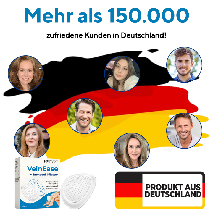 Fivfivgo® VeinEase Mikronadel-Pflaster (Erweiterte Durchblutungsunterstützung bei Krampfadern und Besenreisern)