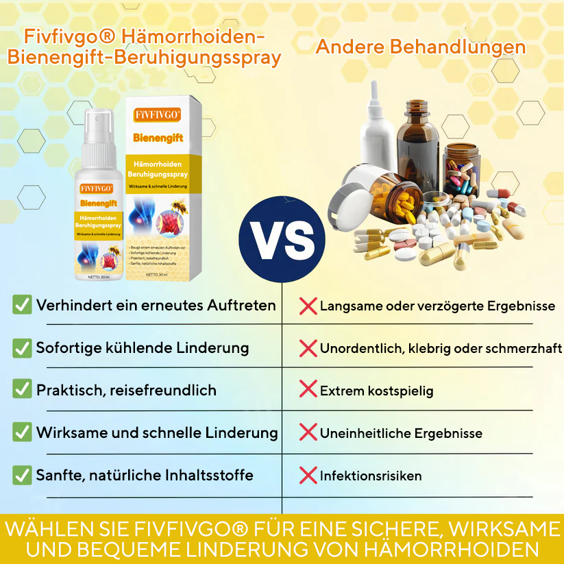 Fivfivgo® Hämorrhoiden-Bienengift-Beruhigungsspray