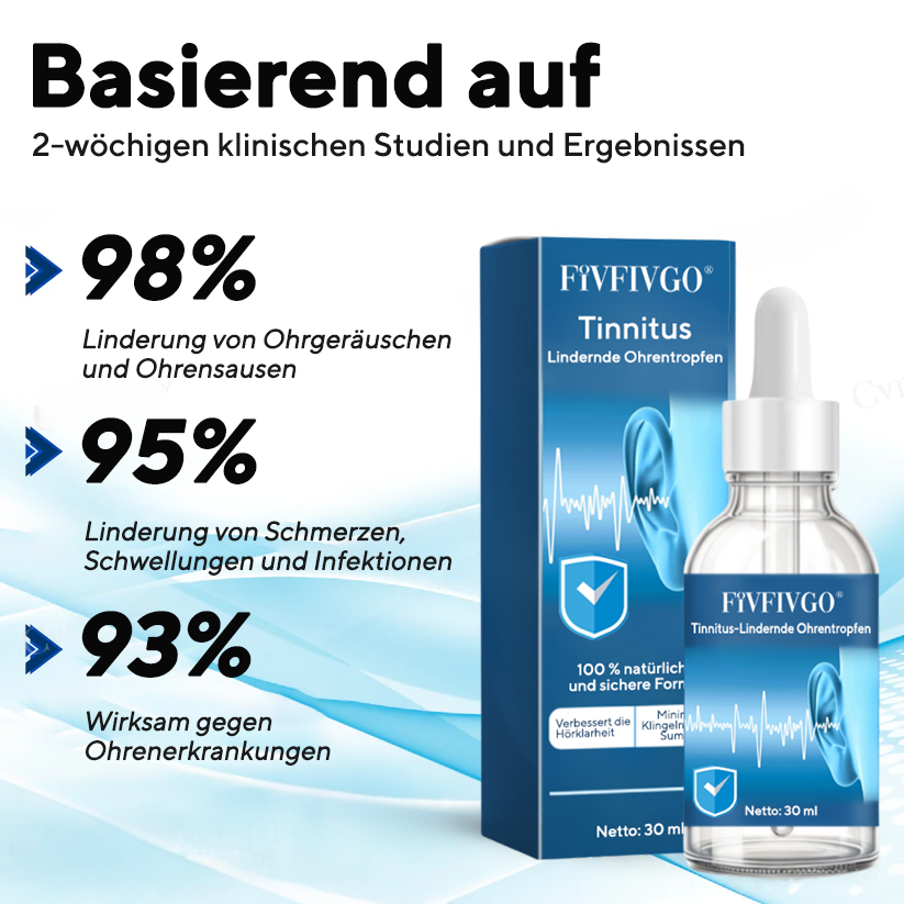 Fivfivgo® Tinnitus-Lindernde Ohrentropfen – weltweit bereits über 120.000 Flaschen verkauft