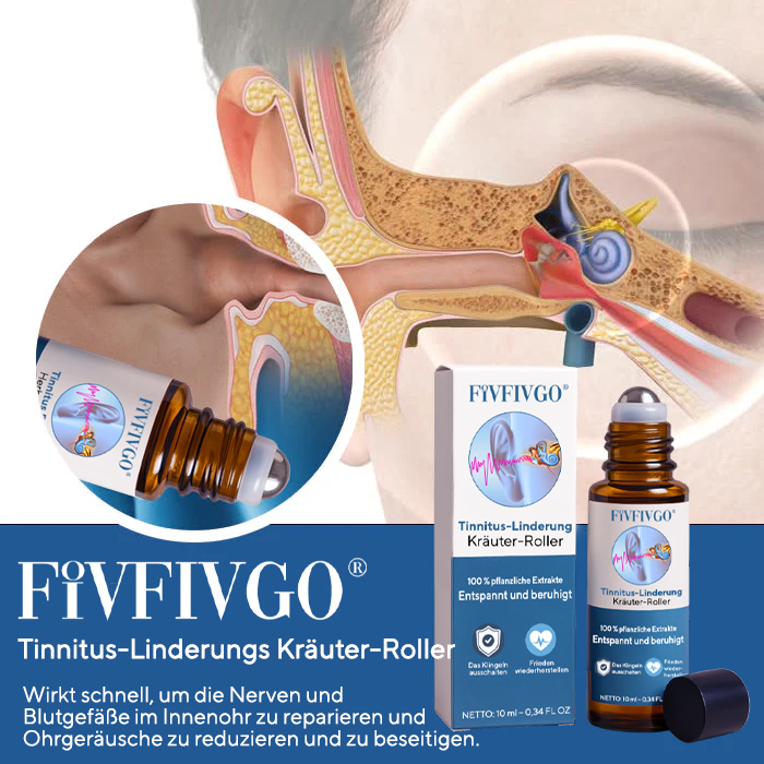 Fivfivgo® Tinnitus-Linderungs Kräuter-Roller – Weltweit bereits über 120.000 Flaschen verkauft