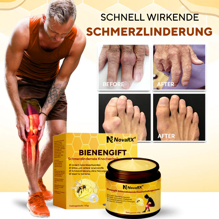 NovaRX® Bienengift-Schmerzlindernde Knochenheilungscreme