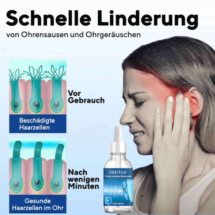 Fivfivgo® Tinnitus-Lindernde Ohrentropfen – weltweit bereits über 120.000 Flaschen verkauft