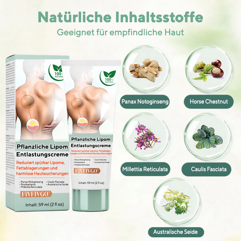 Fivfivgo® Pflanzliche Lipom-Entlastungscreme