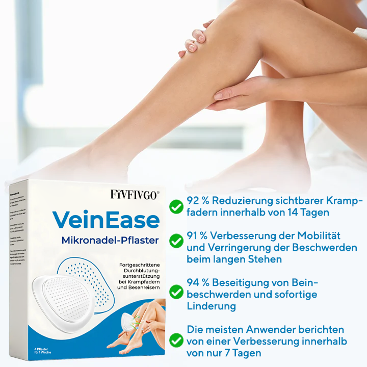 Fivfivgo® VeinEase Mikronadel-Pflaster (Erweiterte Durchblutungsunterstützung bei Krampfadern und Besenreisern)