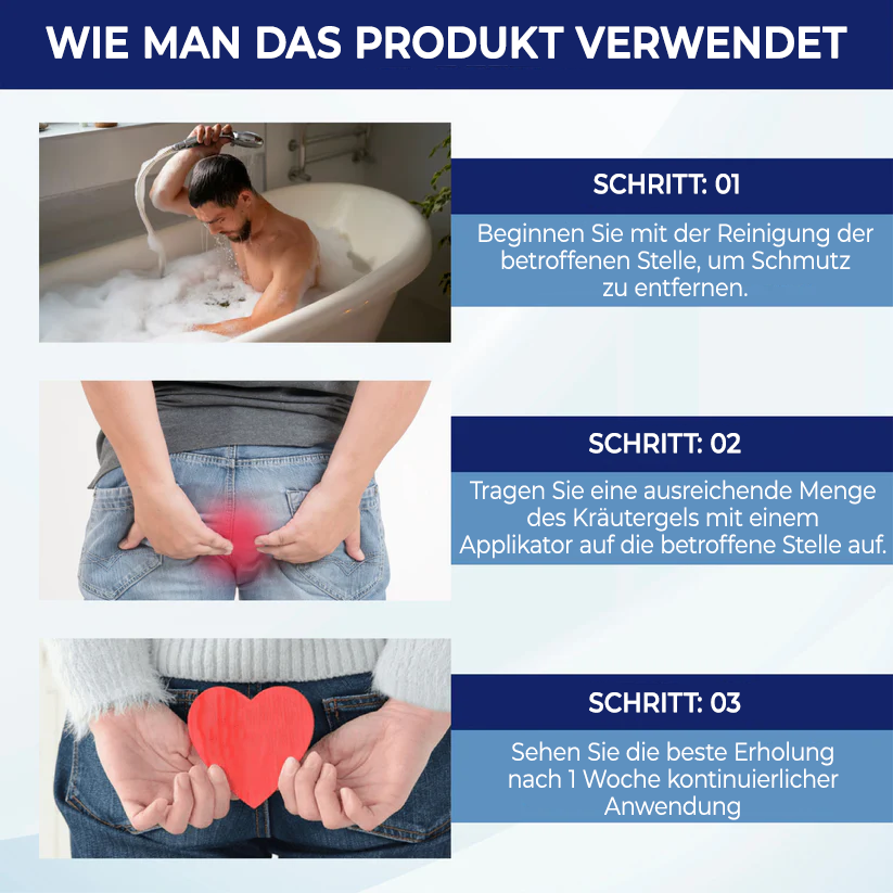 Fivfivgo® Medizinisches Hämorrhoiden-Kräutergel mit Applikator