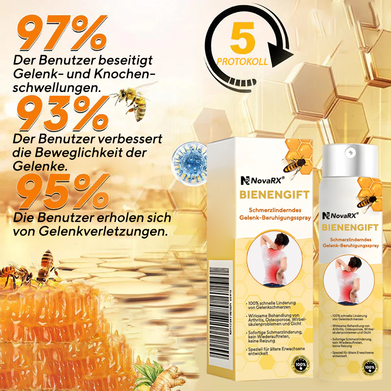 NovaRX® Bienengift SchmerzlinderndesGelenk-Beruhigungsspray