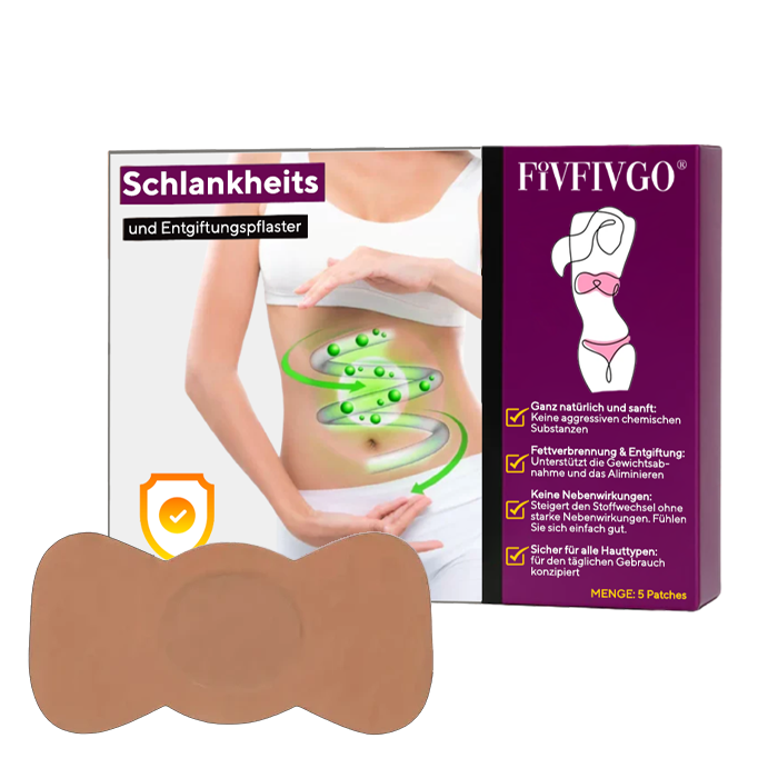 Fivfivgo® Schlankheits- und Entgiftungspflaster ✅ Verbrennen Sie Fett, kurbeln Sie den Stoffwechsel an und beseitigen Sie Giftstoffe!