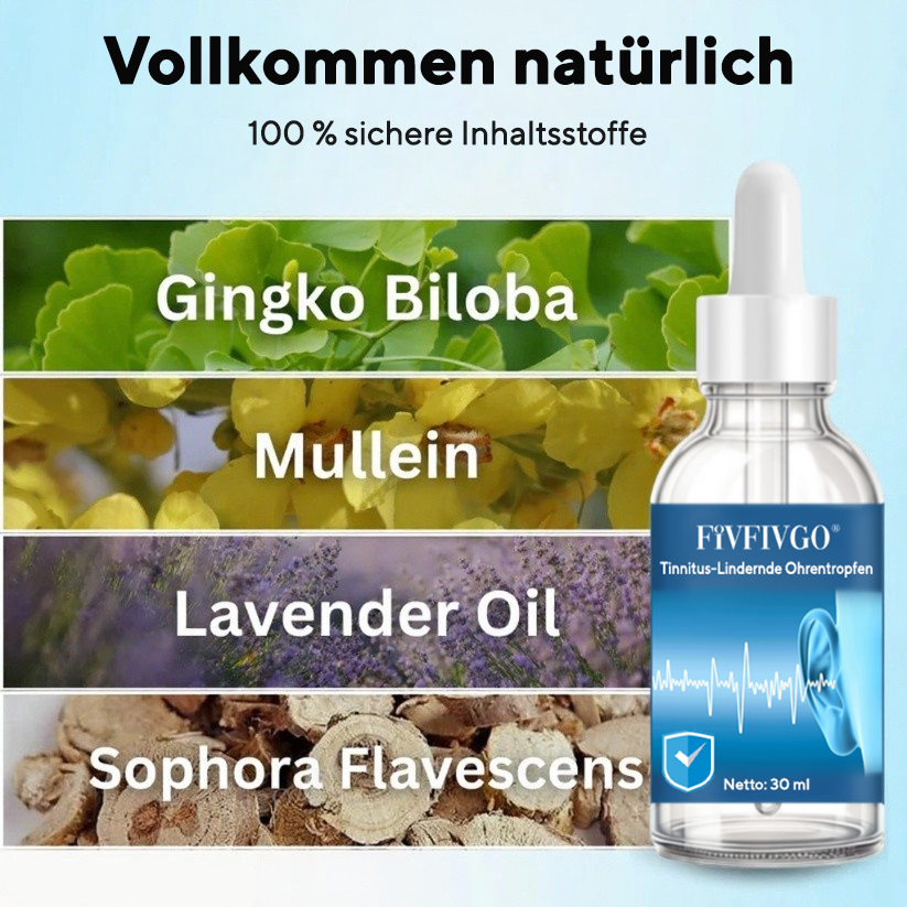 Fivfivgo® Tinnitus-Lindernde Ohrentropfen – weltweit bereits über 120.000 Flaschen verkauft