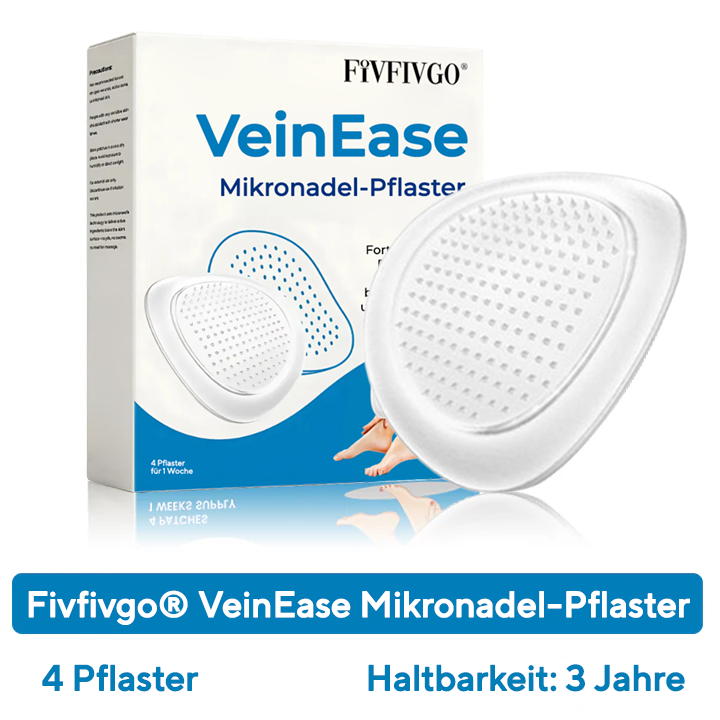 Fivfivgo® VeinEase Mikronadel-Pflaster (Erweiterte Durchblutungsunterstützung bei Krampfadern und Besenreisern)