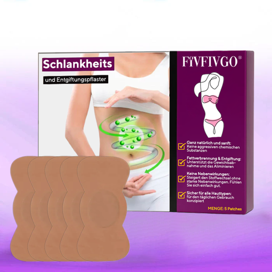 Fivfivgo® Schlankheits- und Entgiftungspflaster ✅ Verbrennen Sie Fett, kurbeln Sie den Stoffwechsel an und beseitigen Sie Giftstoffe!