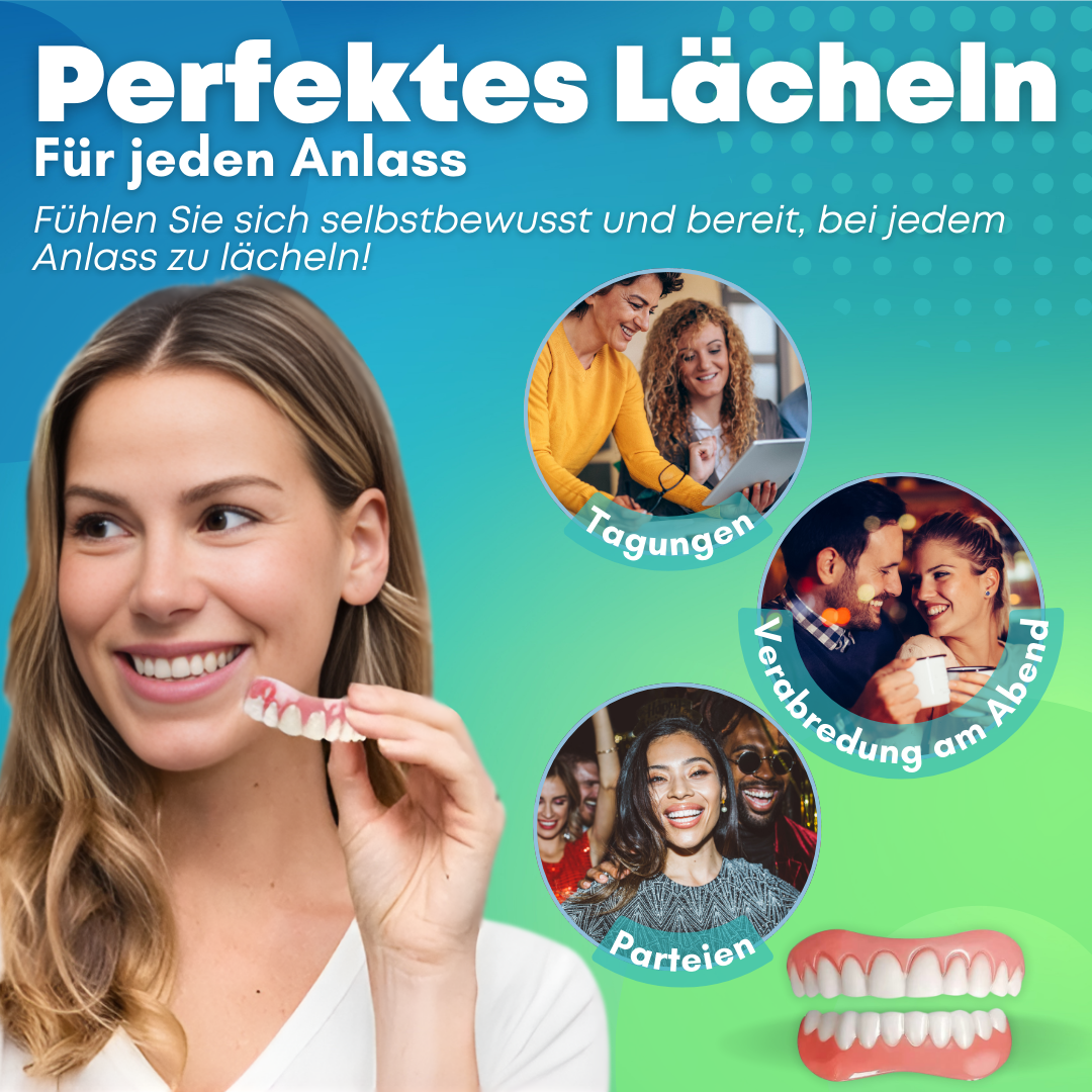 Fivfivgo™ SnapOn Silikon Veneers - Ihr perfektes Lächeln wartet auf Sie! 🦷 Zeitlich begrenzt 50% Rabatt!
