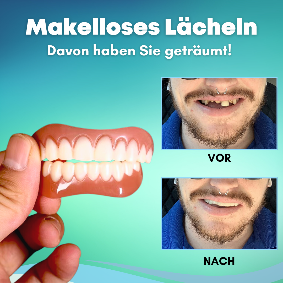 Fivfivgo™ SnapOn Silikon Veneers - Ihr perfektes Lächeln wartet auf Sie! 🦷 Zeitlich begrenzt 50% Rabatt!